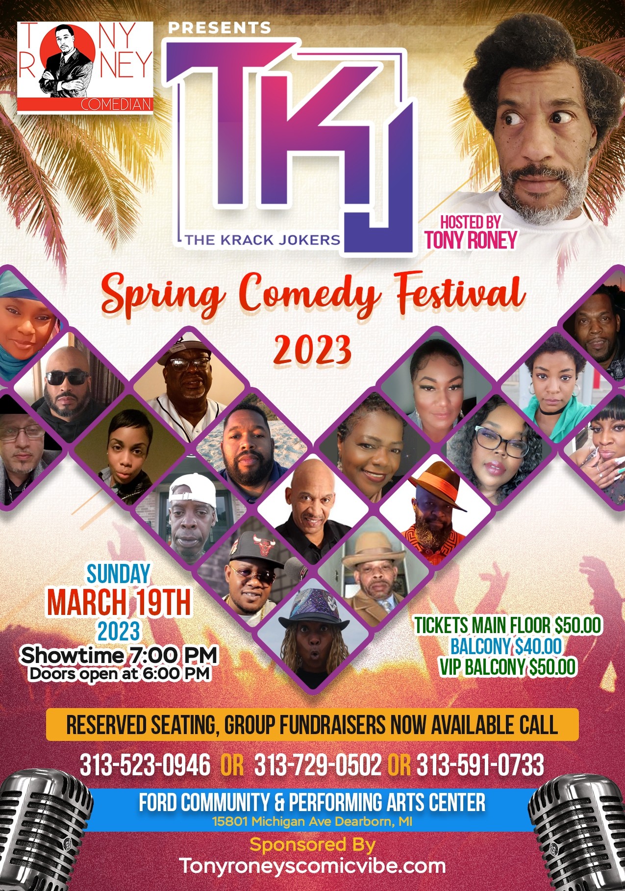 Spring Comedy Festival 2023|Events | Dearborn Theater